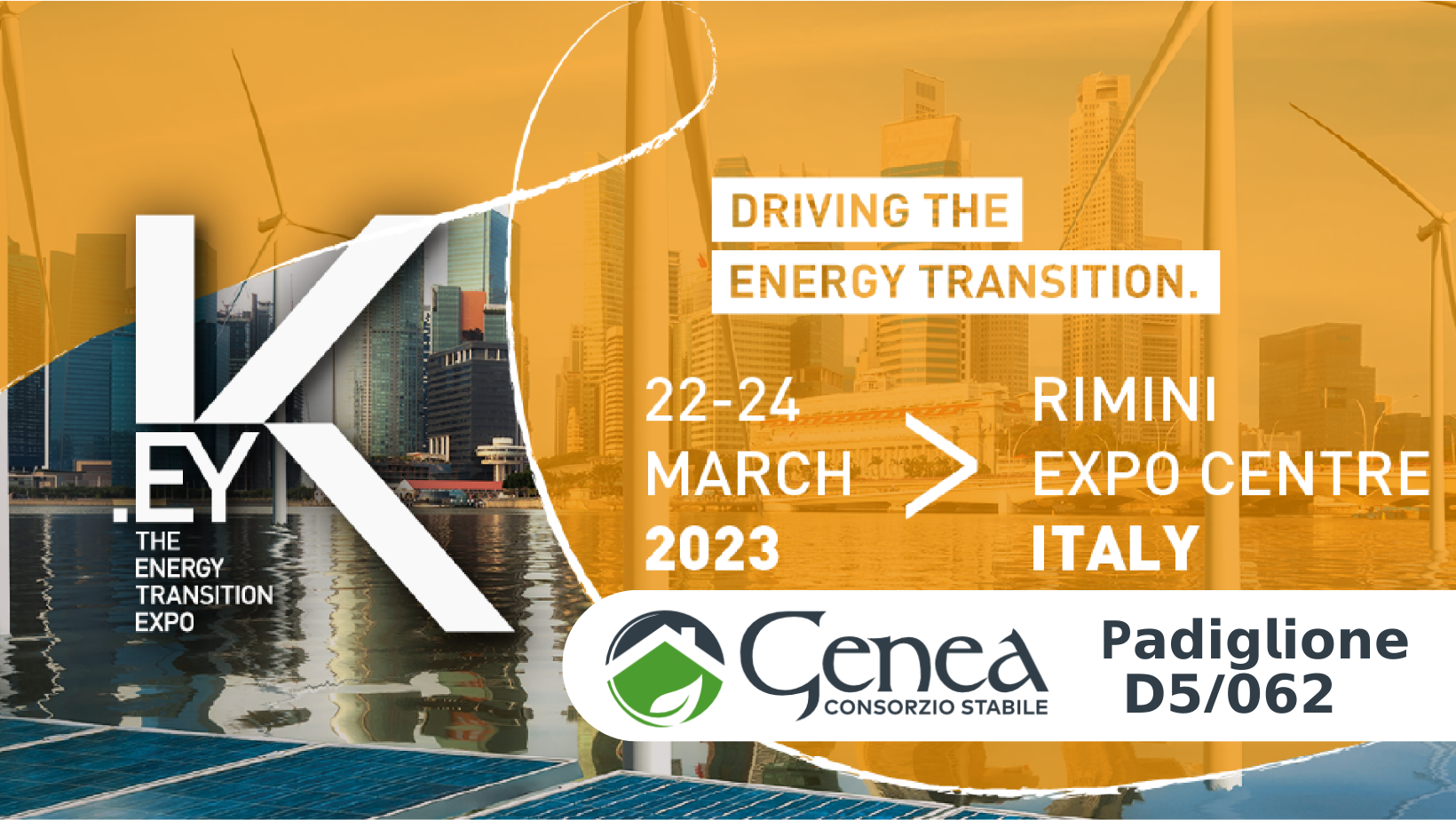 Genea ti aspetta a Rimini dal 22 al 24 marzo 2023 per la fiera K.E.Y Energy